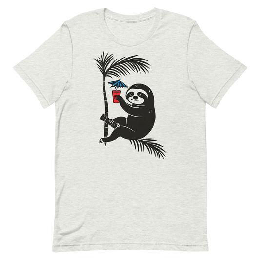 Sippin' Sloth Sanctuary Unisex T-Shirt