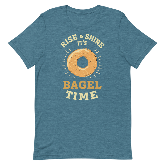 Rise & Shine It’s Bagel Time Unisex T-Shirt