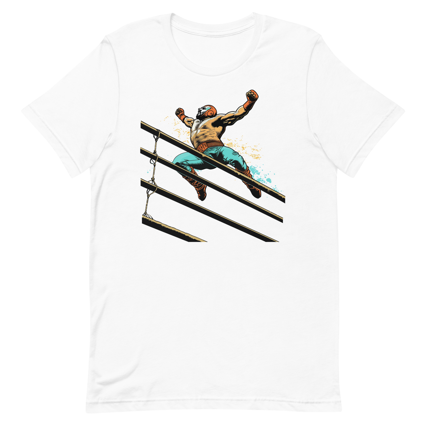 Luchador Leap Unisex T-Shirt