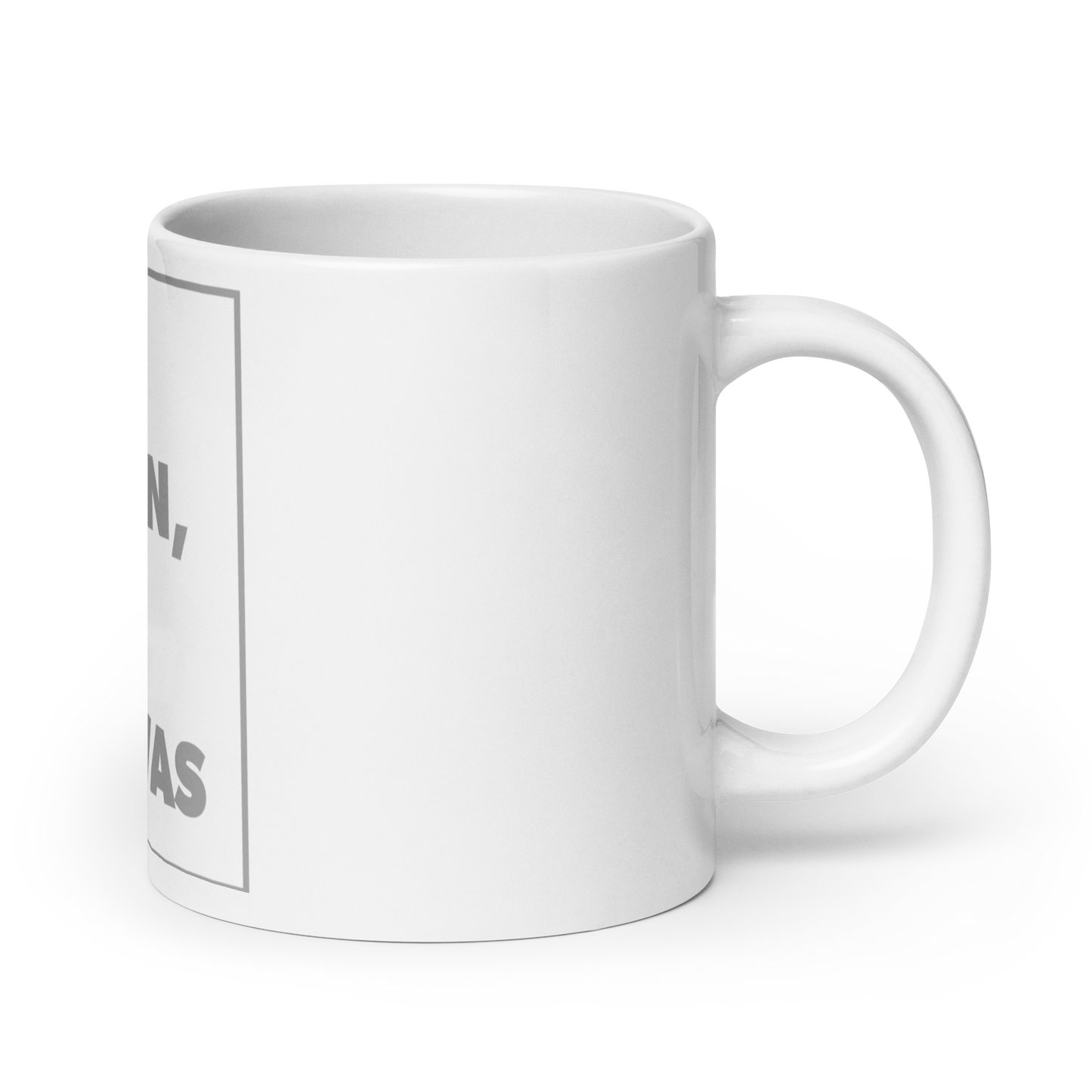 Custom Personalized White Glossy Mug