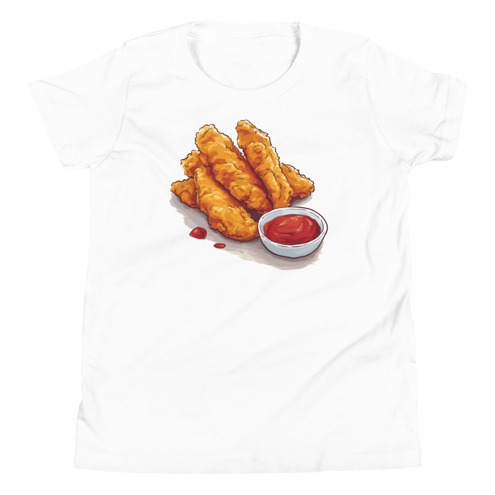 Chicken Tenders Youth Short Sleeve T-Shirt